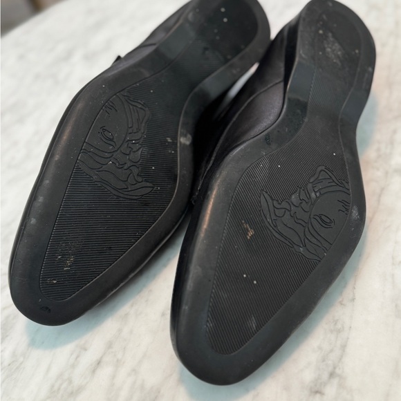 Men's Versace Black Leather Dress Shoes - Picture 7 of 8